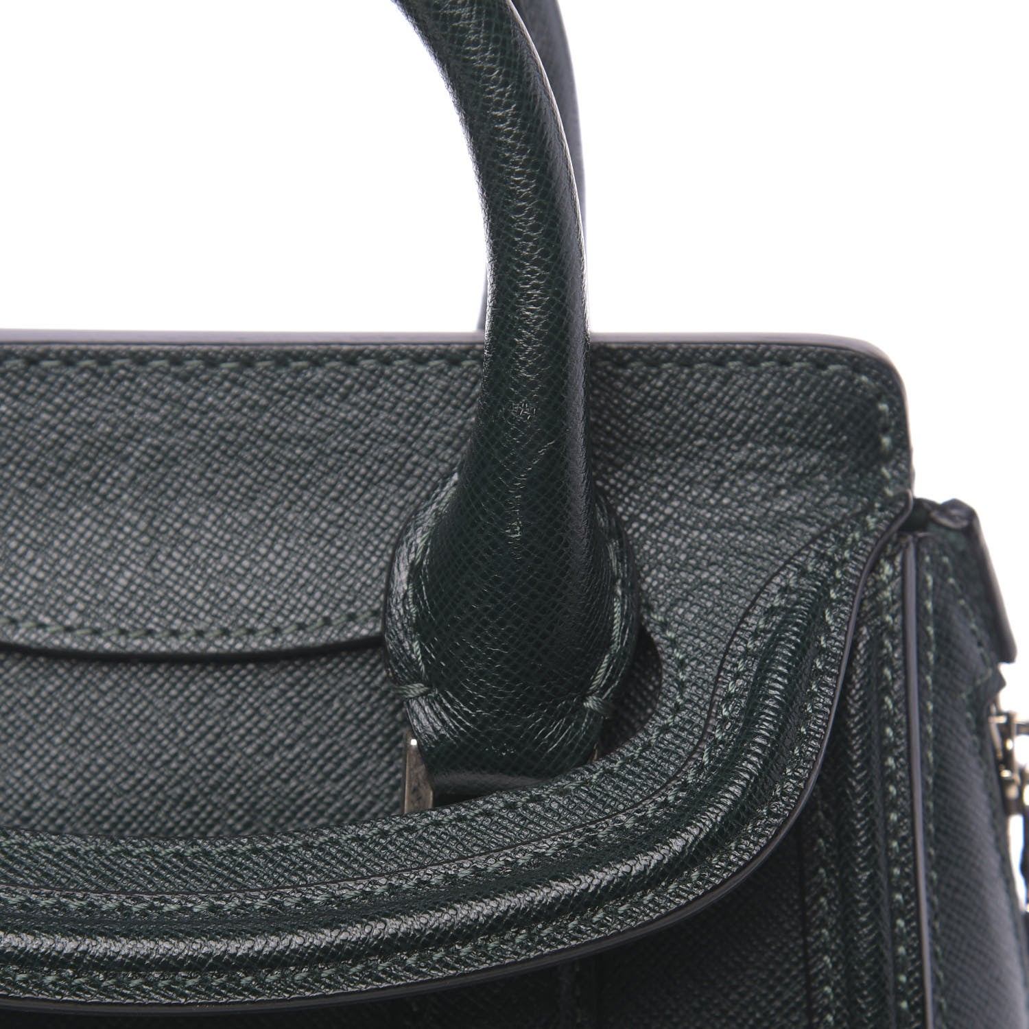 Alexander McQueen Grain Calfskin Mini Heroine Military Green 11 of 13