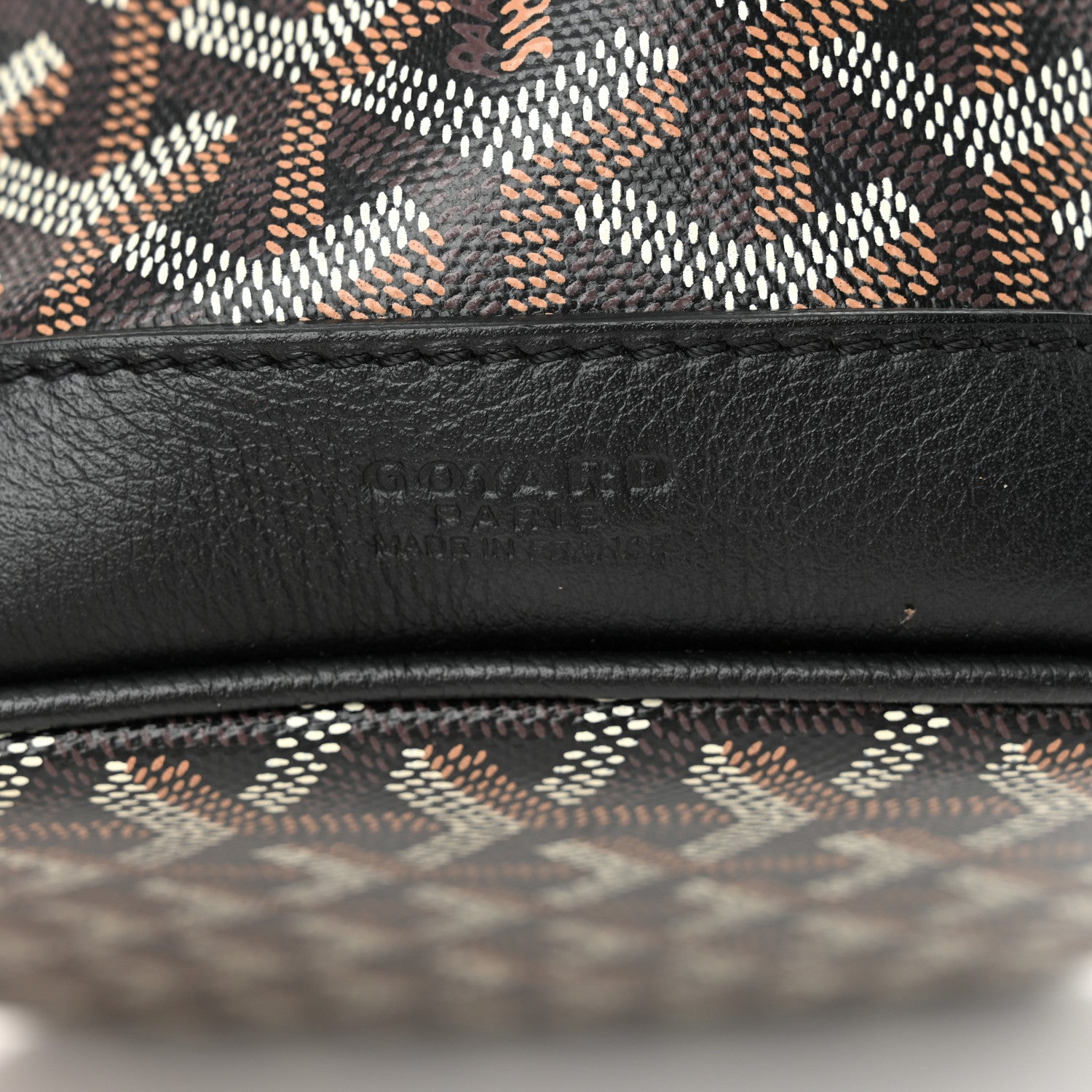 Goyard ブラック バケットバッグ org.jpg