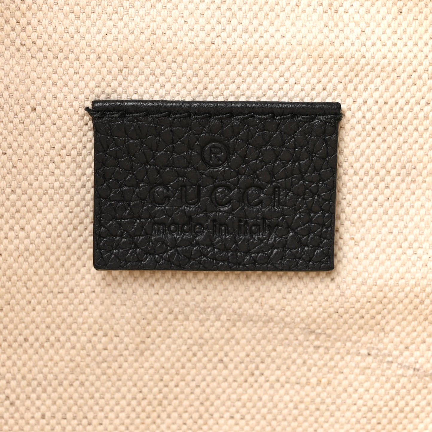 Grained Calfskin Logo Belt Bag Black