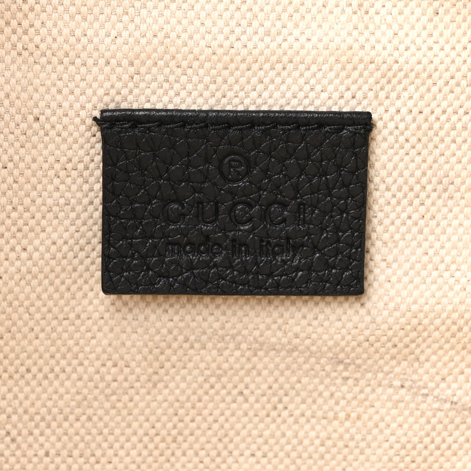 Gucci Grained Calfskin Logo Belt Bag Black 6 of 10