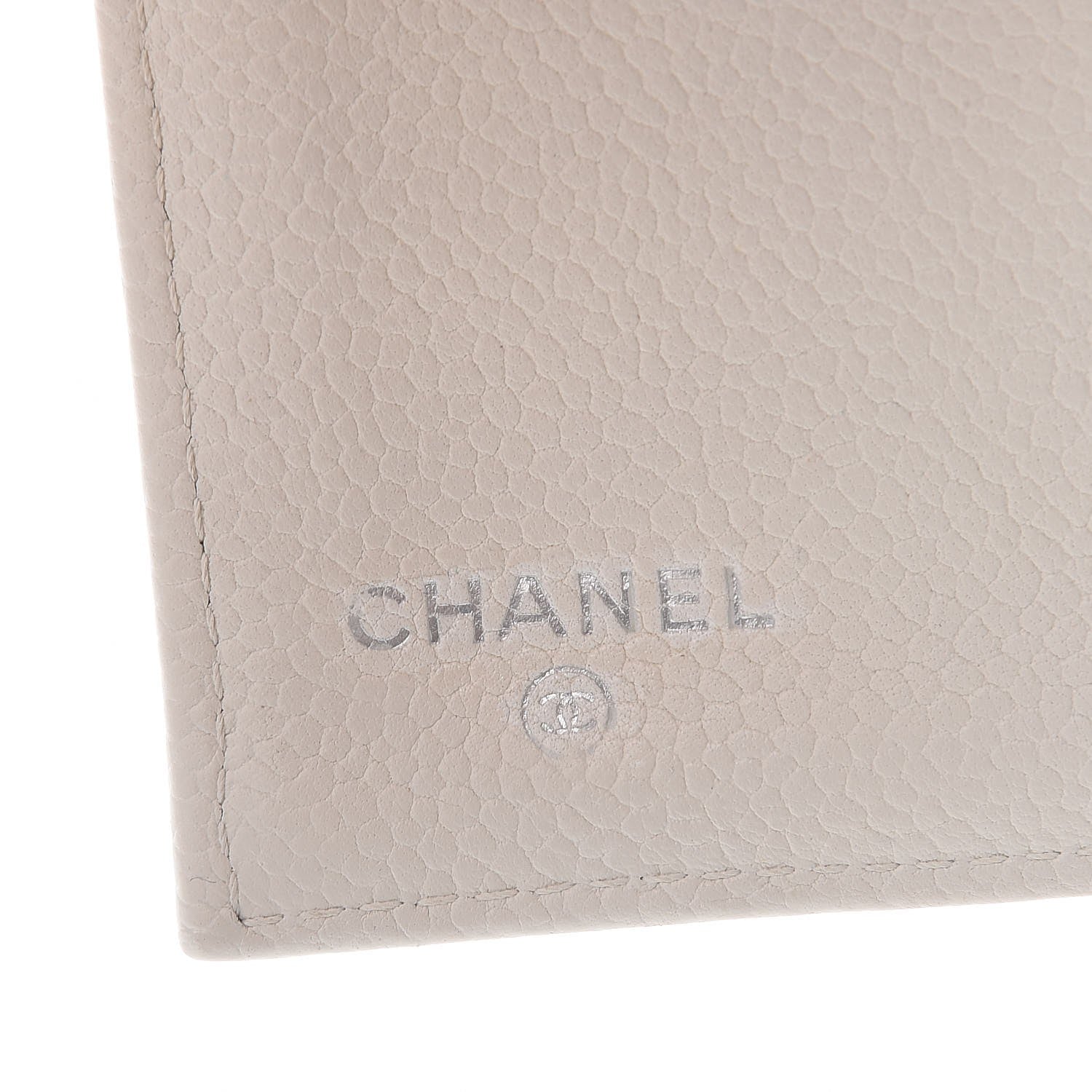 Chanel Caviar Quilted Large Flap Wallet White 6 of 14