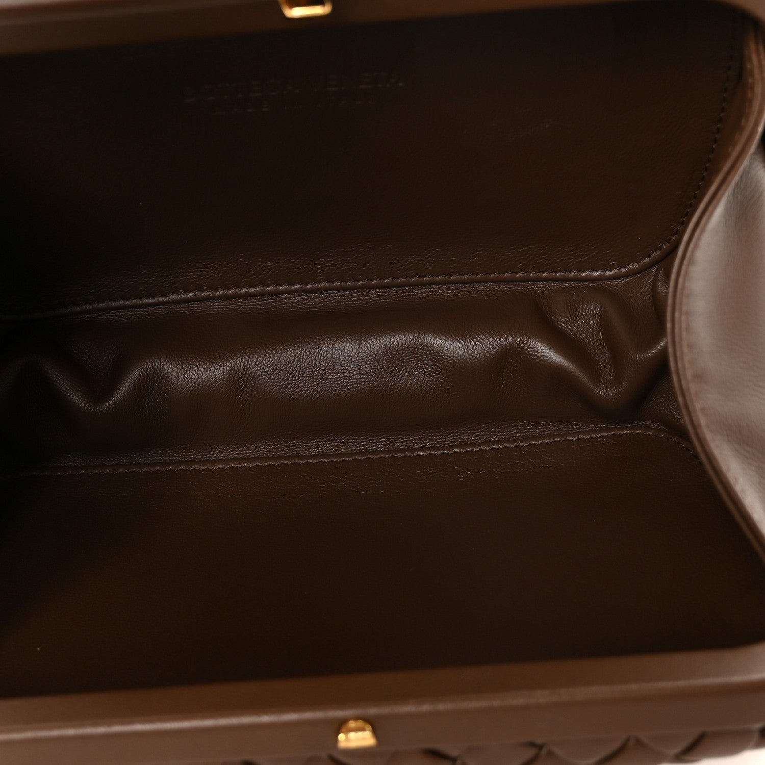 Bottega Veneta Nappa Intrecciato Knot Clutch Madder Brown 5 of 7