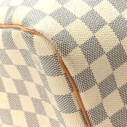 Louis Vuitton Damier Azur Keepall 50 7 of 10