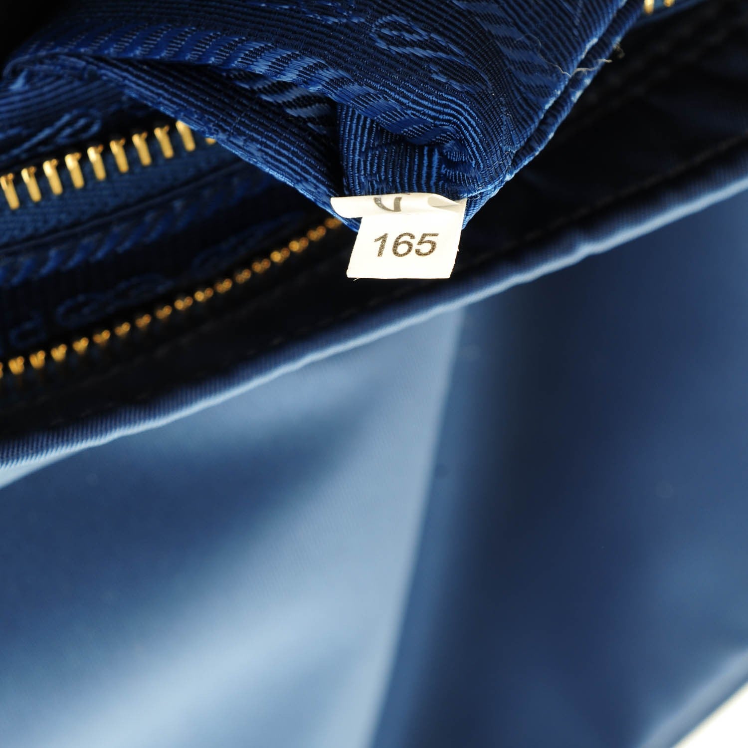 Prada Tessuto Nylon Saffiano Crossbody Bag Bleuette 9 of 9