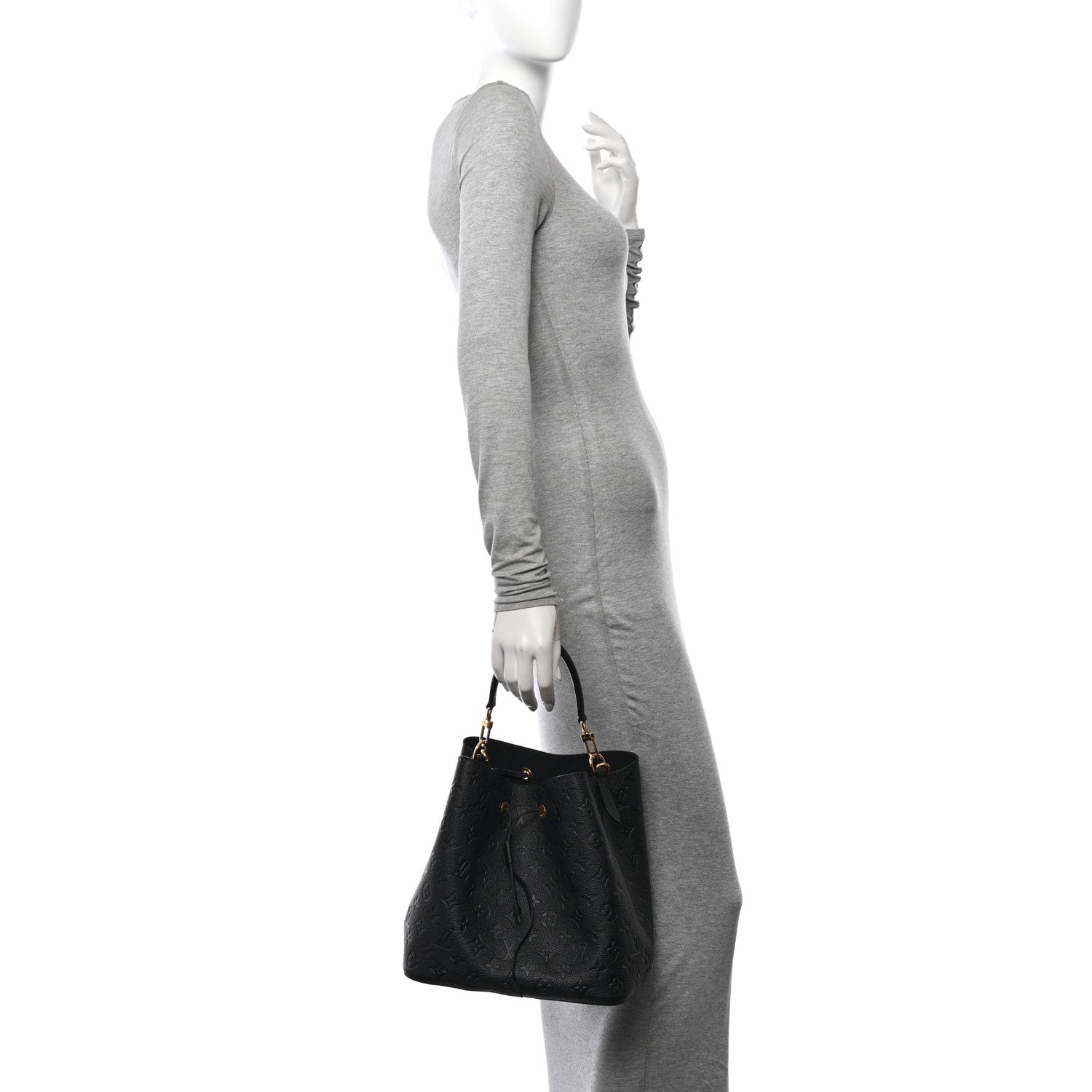 Louis Vuitton Empreinte Neonoe MM Black 2 of 9