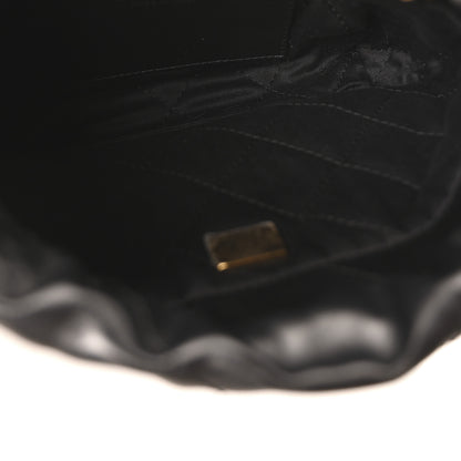 Chanel Shiny Calfskin Quilted Mini Chanel 22 Black White 5 of 10