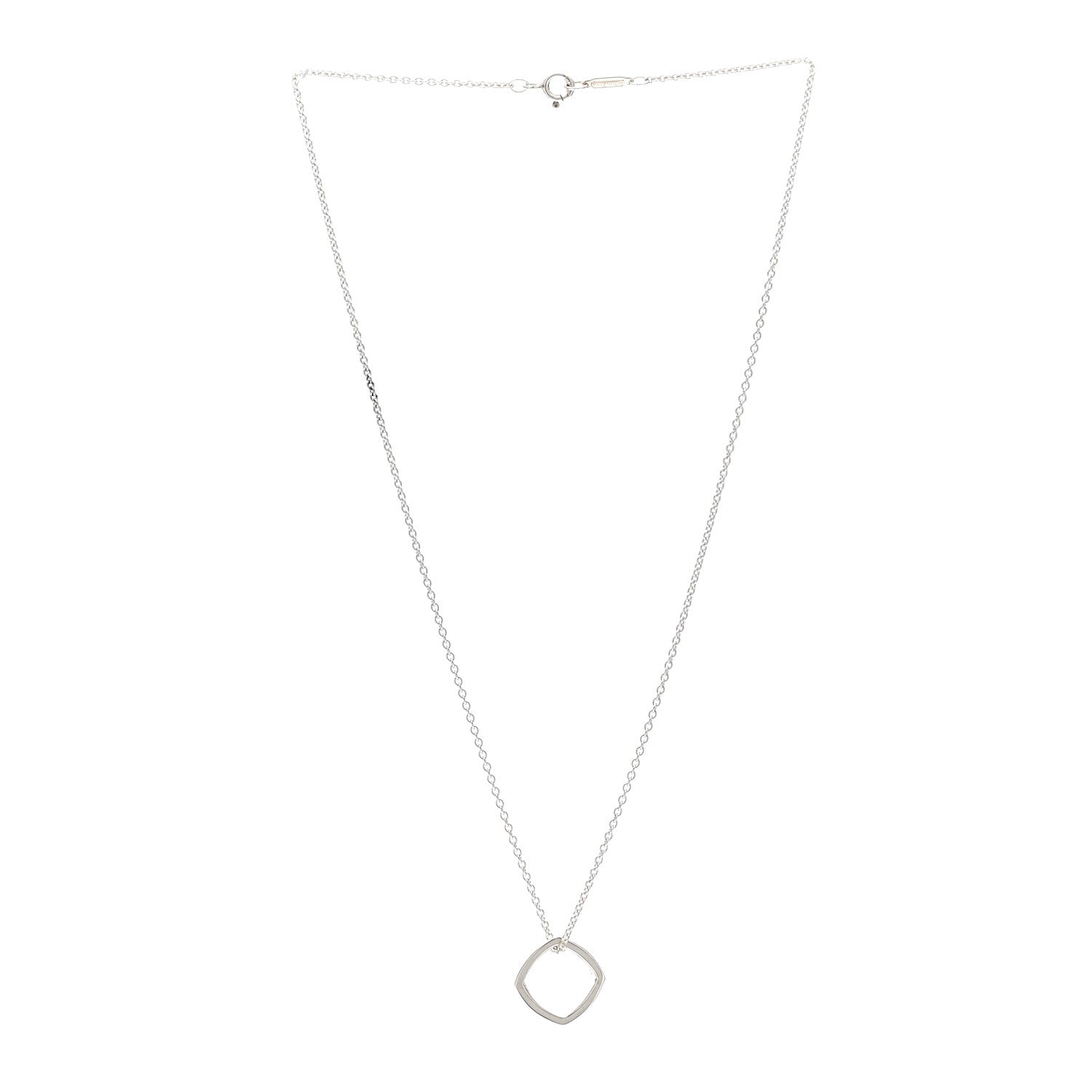 Tiffany Sterling Silver Frank Gehry Torque Pendant Necklace 3 of 5
