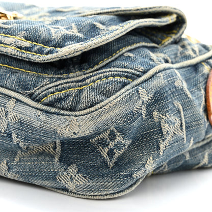 Louis Vuitton Monogram Denim Bum Bag Blue 11 of 15