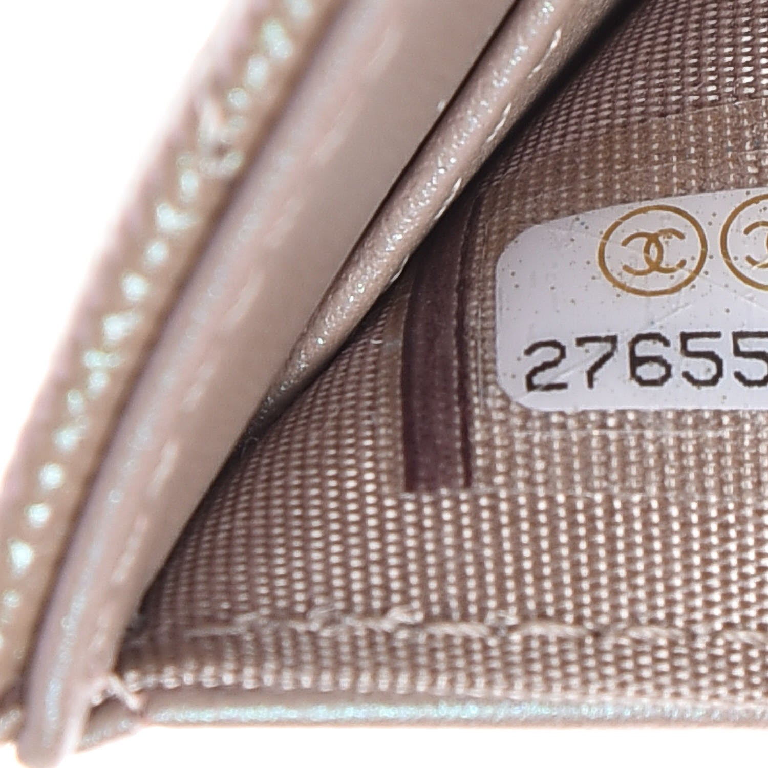 Chanel Iridescent Caviar Quilted Small Flap Wallet Beige 7 of 8