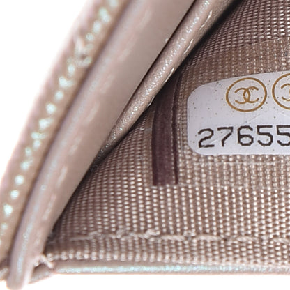 Chanel Iridescent Caviar Quilted Small Flap Wallet Beige 7 of 8