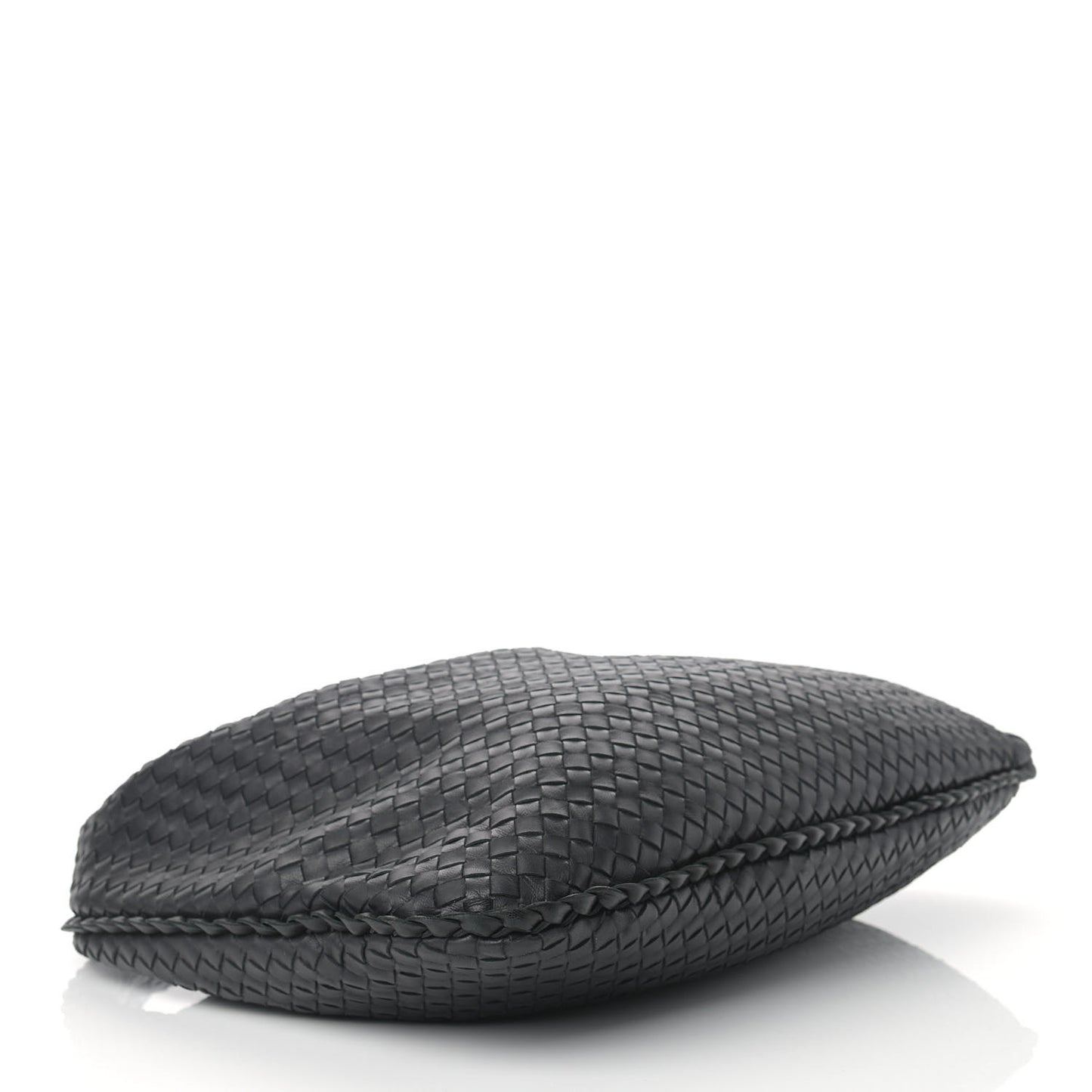 Nappa Intrecciato Large Veneta Hobo Black