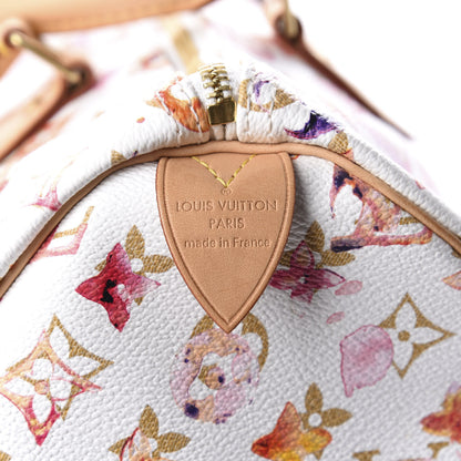 Louis Vuitton Watercolor Aquarelle Speedy 35 White 8 of 10