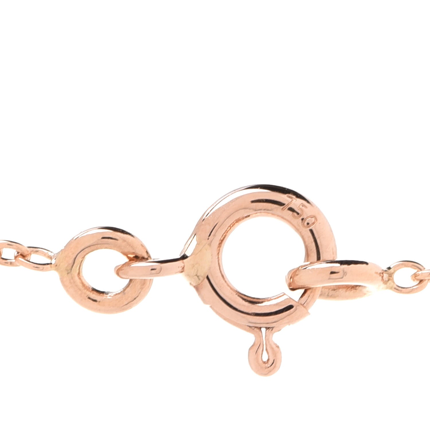 Hermes 18K Rose Gold PM Farandole Pendant Necklace 6 of 7