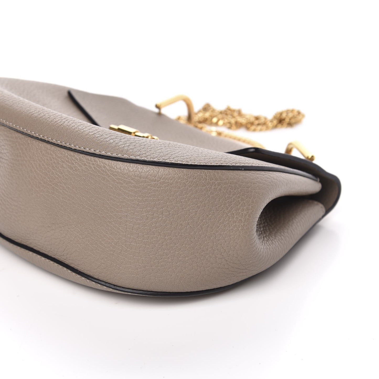 Grained Lambskin Drew Shoulder Bag