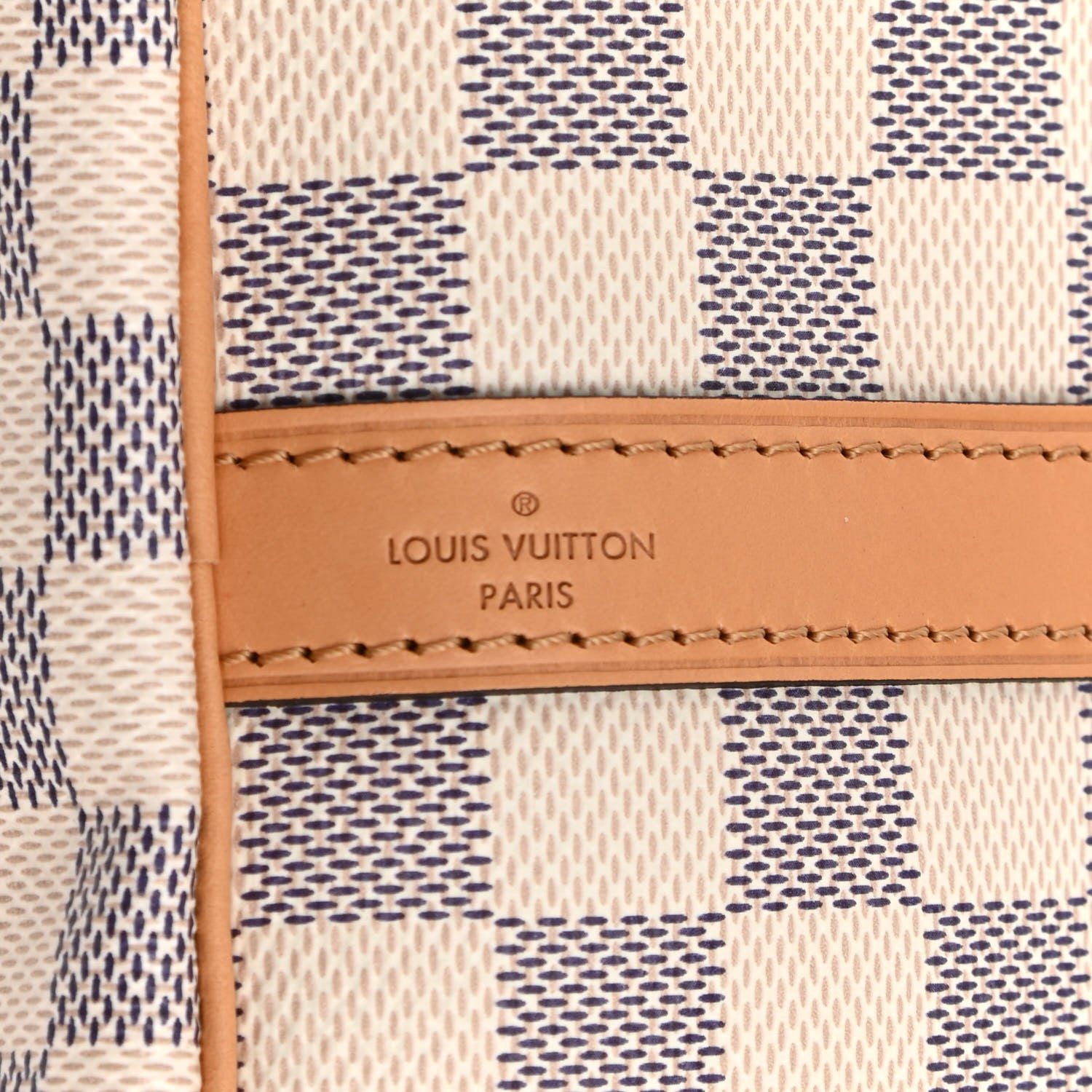 Louis Vuitton Damier Azur Braided Speedy Bandouliere 30 Blue 7 of 10