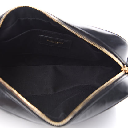 Saint Laurent Calfskin Matelasse Monogram Lou Camera Bag Black 4 of 8
