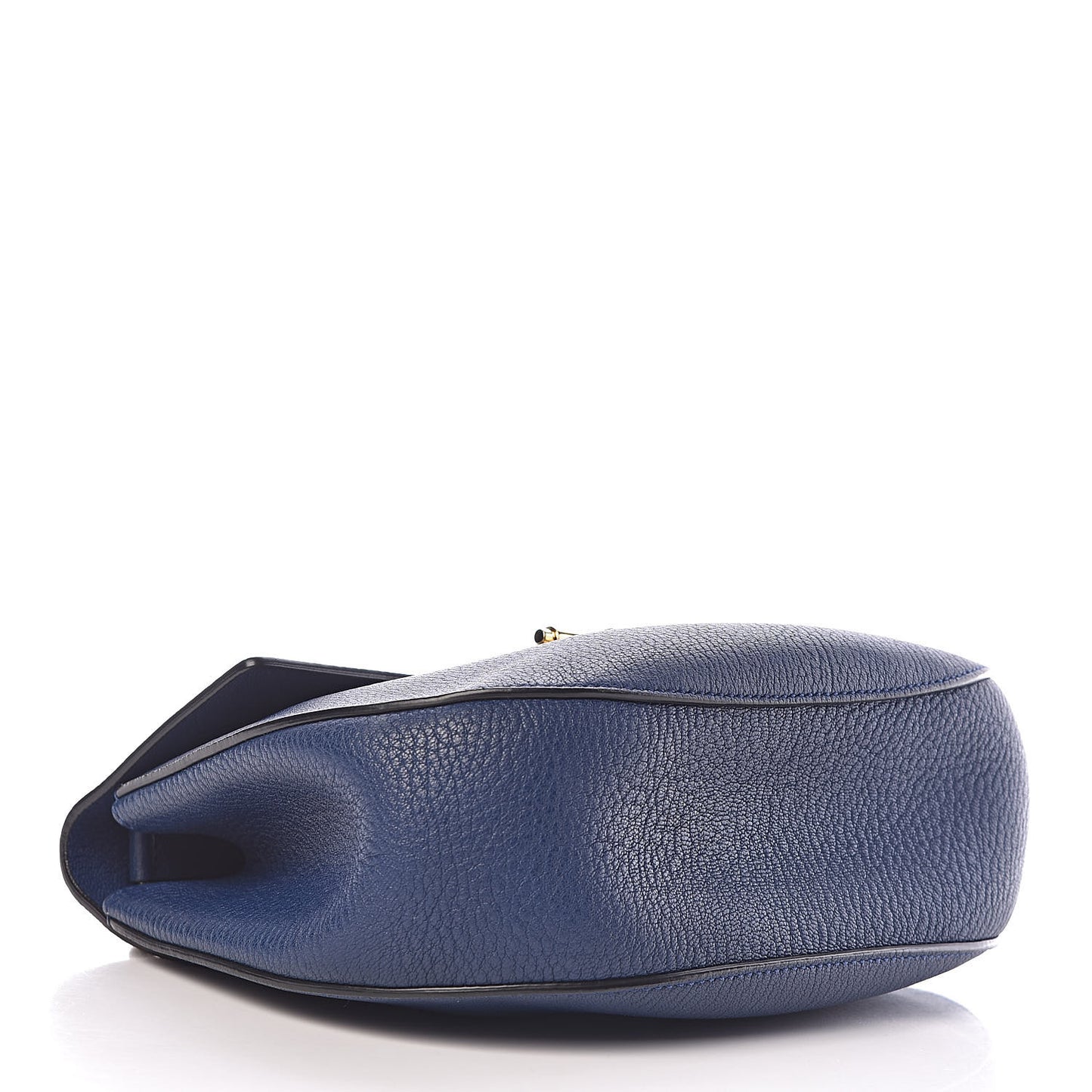 Grained Lambskin Drew Shoulder Bag Royal Navy