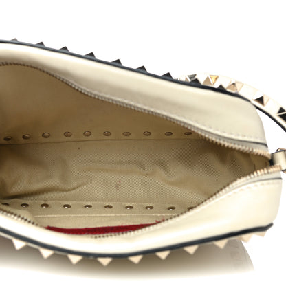 Valentino Garavani Vitello Rockstud Camera Crossbody Bag Ivory 5 of 16