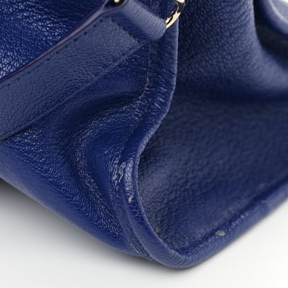 Balenciaga Agneau Gold Hardware Metallic Edge City Bleu Roi 14 of 16