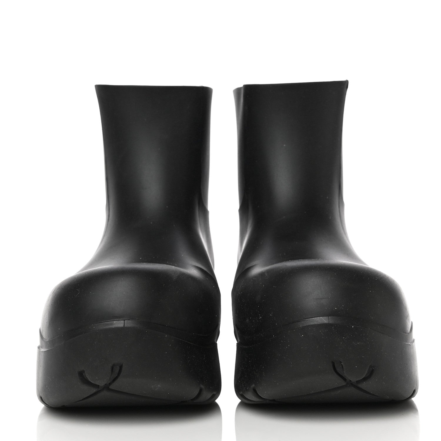 Bottega Veneta Rubber Puddle Ankle Boots 38 Black 2 of 17