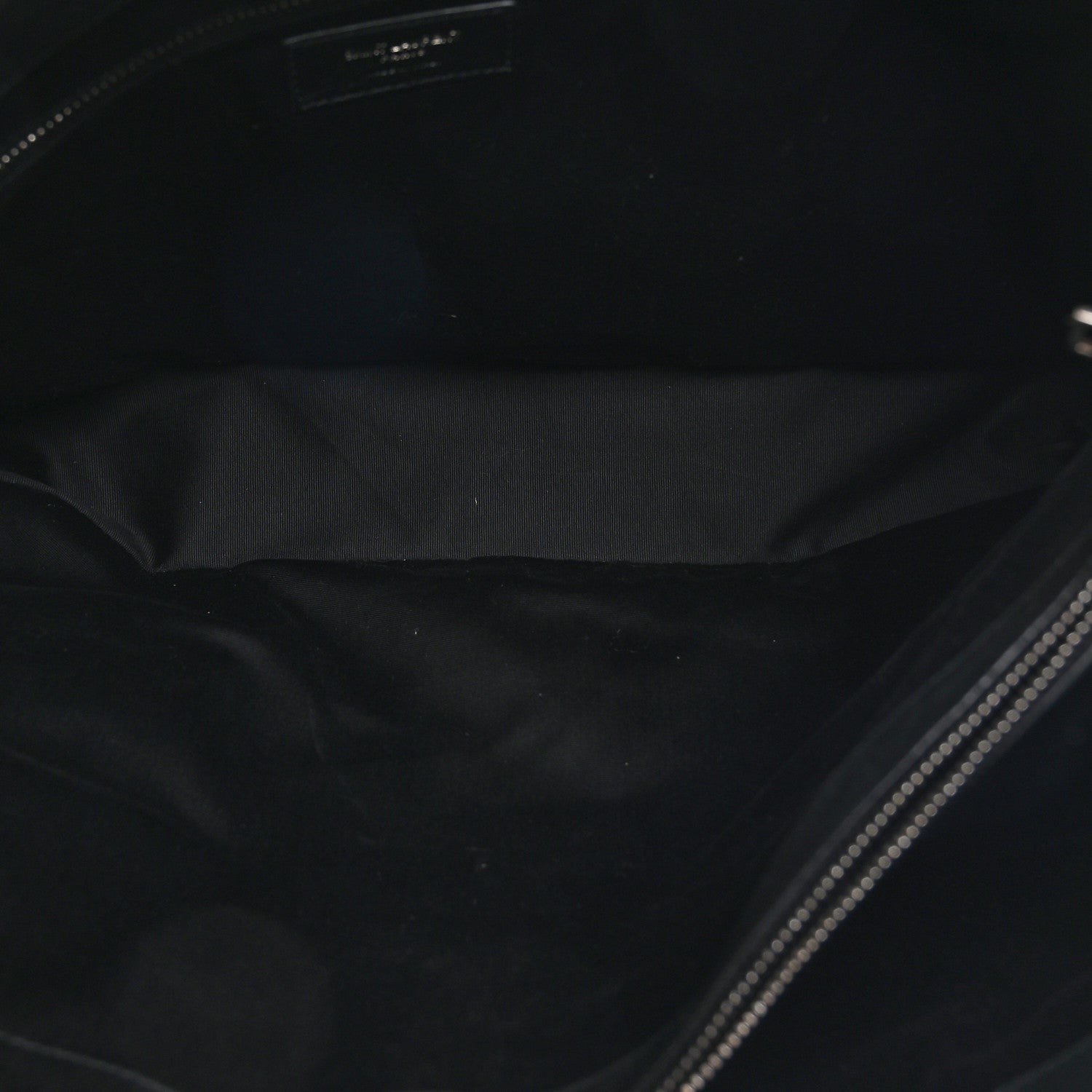 Saint Laurent Grained Lambskin Monogram Oversized Niki Chain Satchel Black 4 of 10