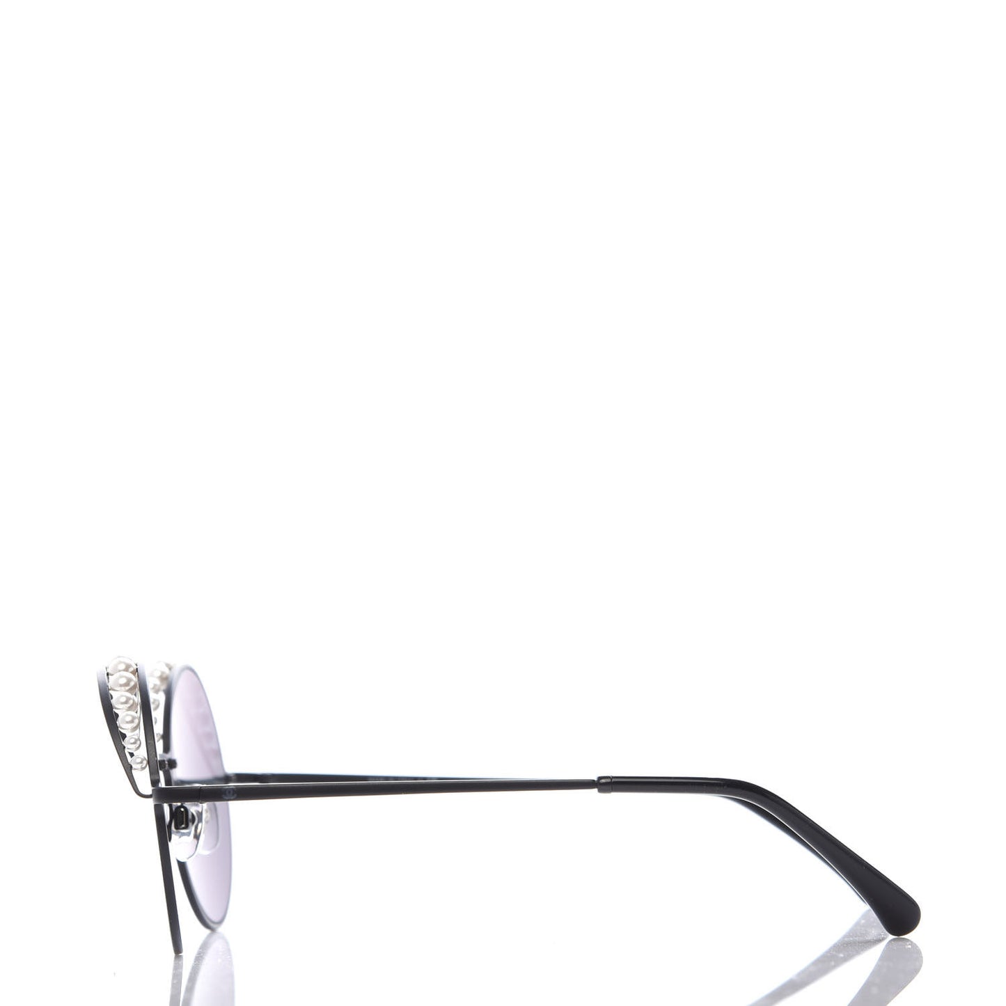 Pearl Round Sunglasses 4234-H Black