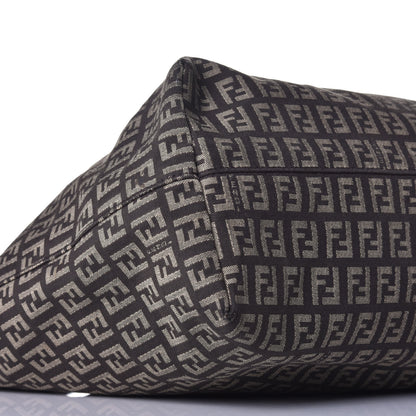 Fendi Zucchino Shopping Tote Tobacco Brown 7 of 8