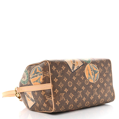 Louis Vuitton Monogram Hotel Labels Speedy Bandouliere 30 4 of 8