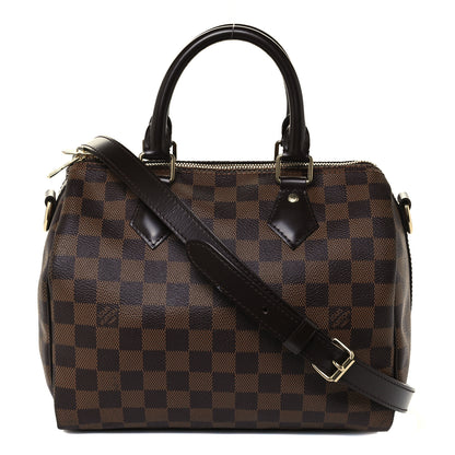 Louis Vuitton Damier Ebene Speedy Bandouliere 25 1 of 10