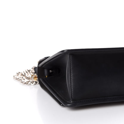 Fendi Vitello Century Velvet F is Fendi FF Small Kan I Shoulder Bag Black Tobacco 7 of 9