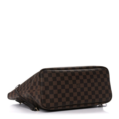 Louis Vuitton Damier Ebene Neo Neverfull MM Rose Ballerine 4 of 13
