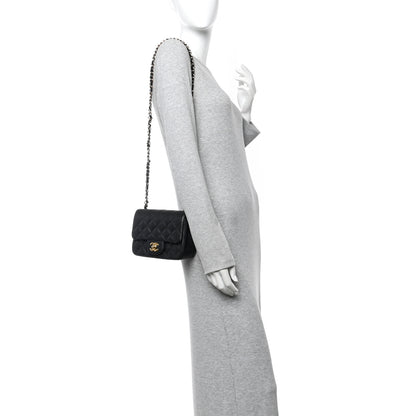 Chanel Caviar Quilted Mini Square Flap Black 2 of 13