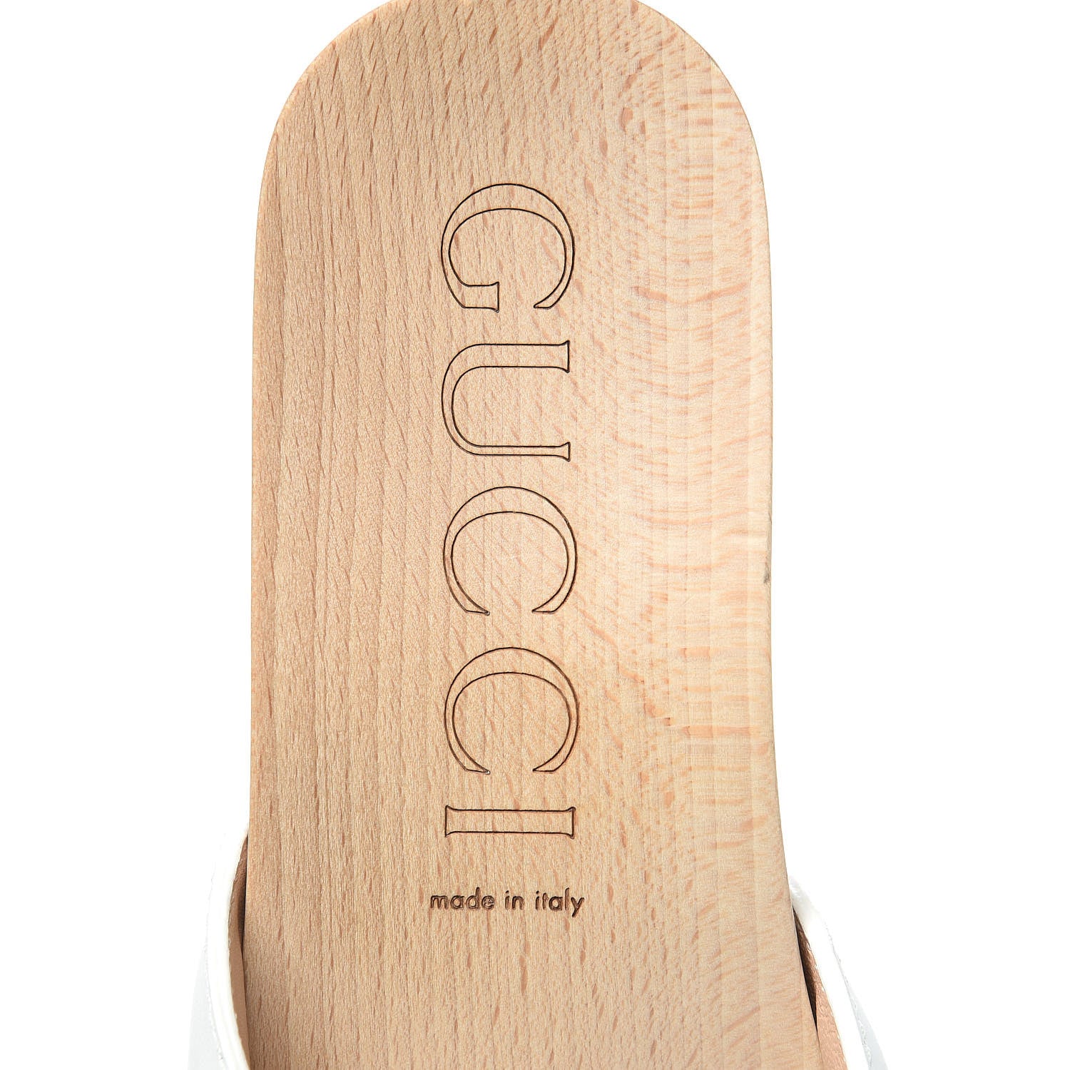 Gucci Calfskin Interlocking G Slide Sandals 36 Great White 7 of 9