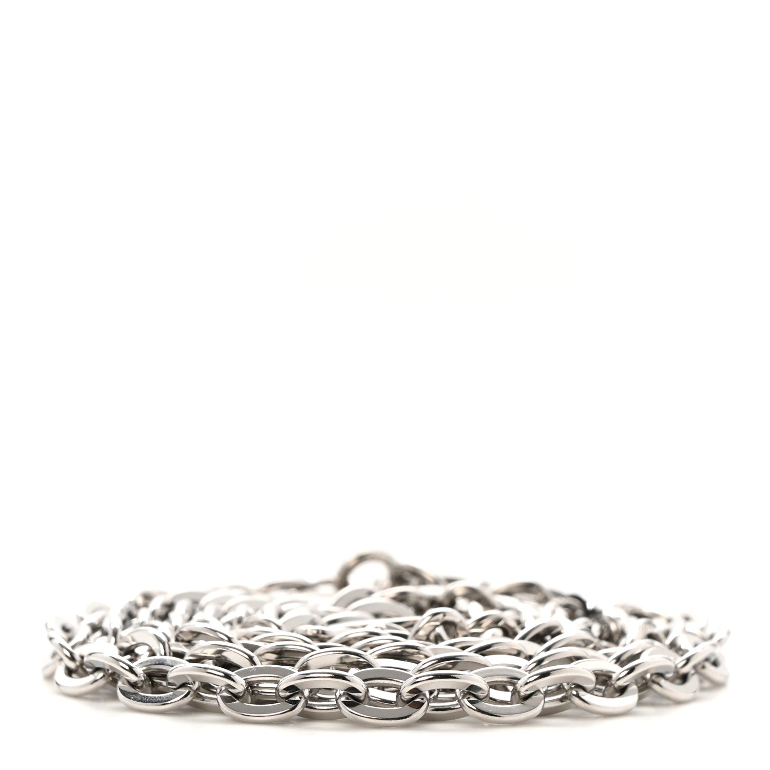 Louis Vuitton Felicie Chain Long Shoulder Strap Silver 2 of 3