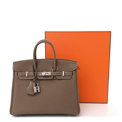 Hermes Togo Birkin 25 Etoupe 11 of 11