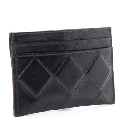 Chanel Lambskin Quilted Brilliant Card Holder Black 3 of 9