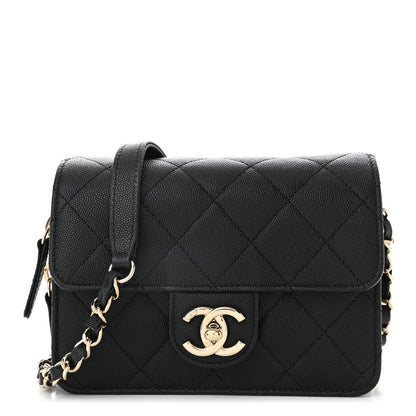 Chanel Caviar Quilted Like A Wallet Flap Black 1 of 10