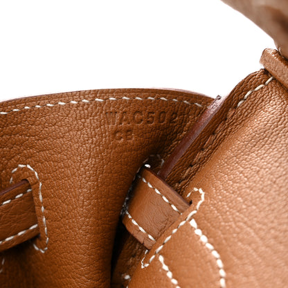 Hermes Togo Birkin 25 Gold 7 of 11