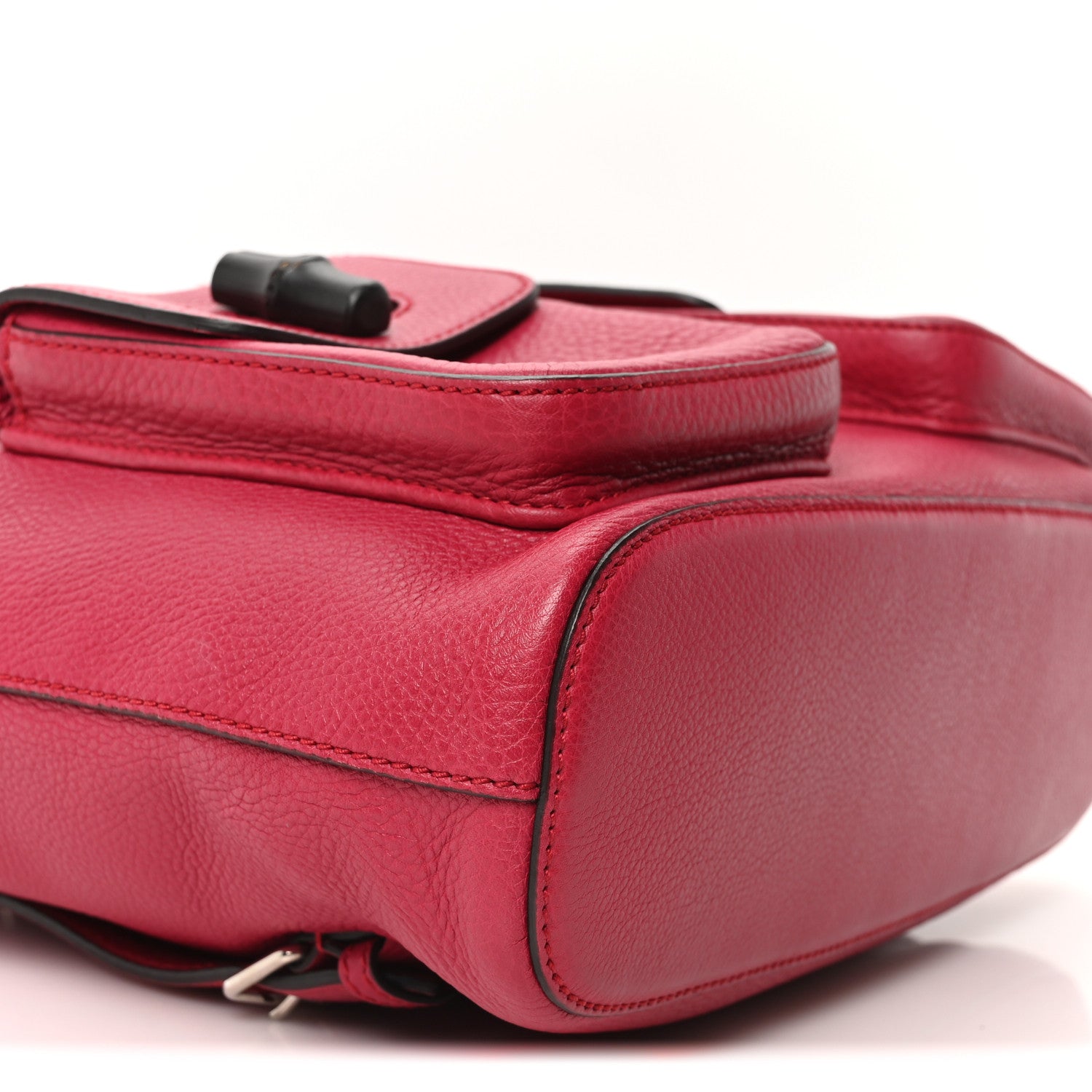 Gucci Cellarius Calfskin Medium Bamboo Backpack Petunia 9 of 10