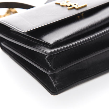 Saint Laurent Calfskin Medium Monogram Sunset Black 7 of 8