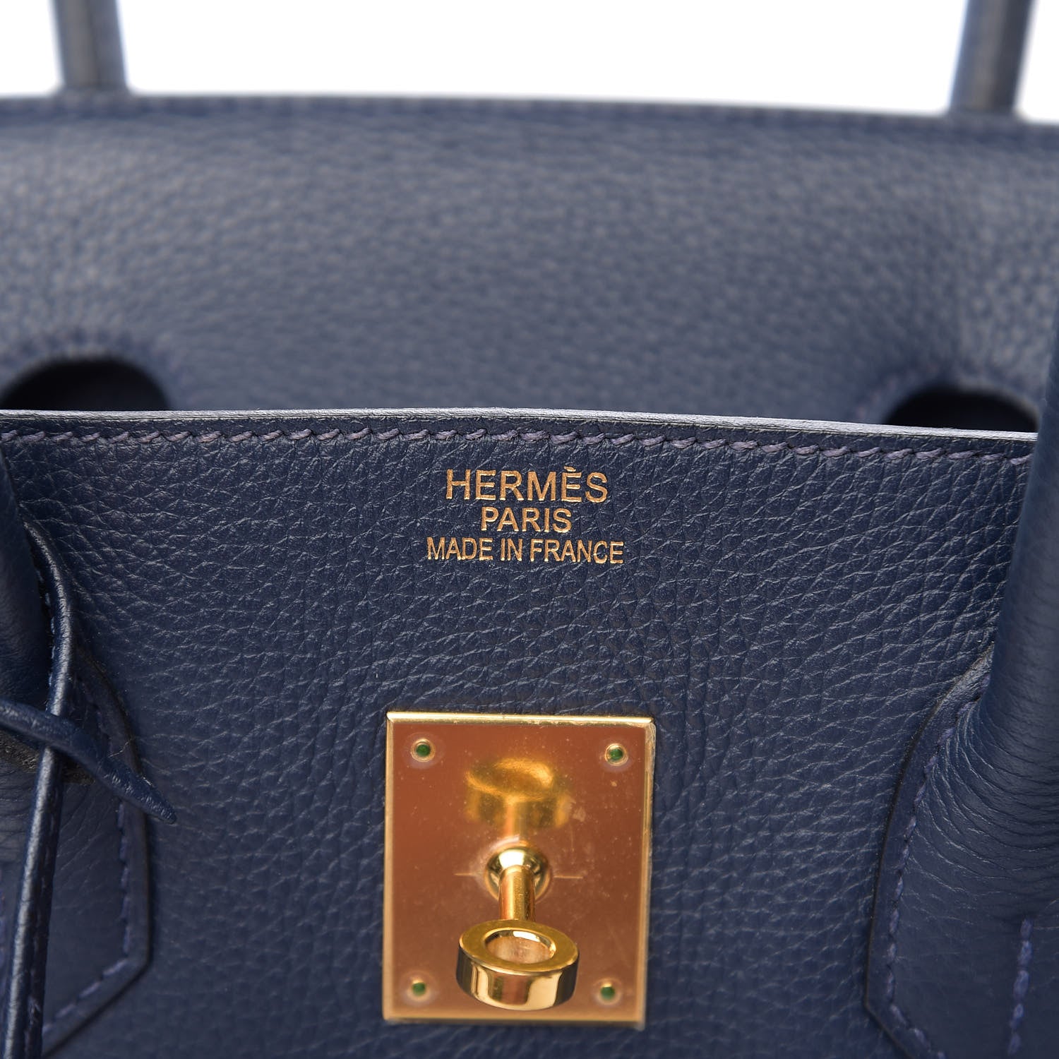 Hermes Taurillon Clemence Birkin 35 Bleu Abysse 5 of 9