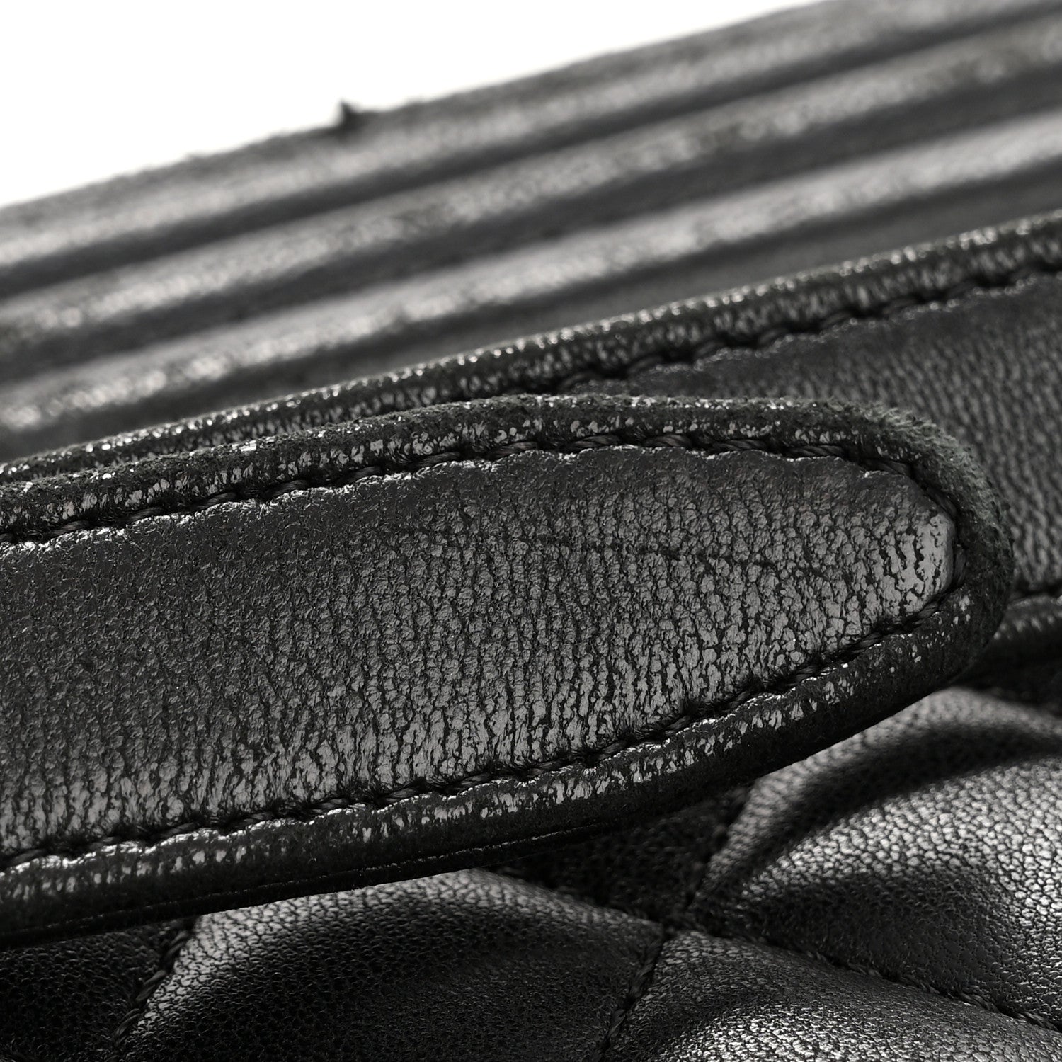 Chanel Lambskin Quilted Medium Boy Flap Black 12 of 16