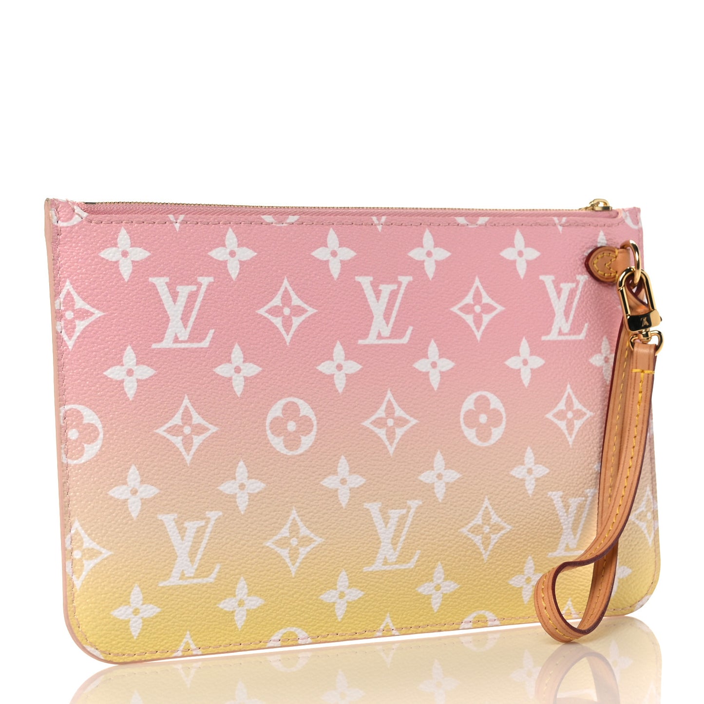 Monogram By The Pool Neverfull MM Pochette Light Pink
