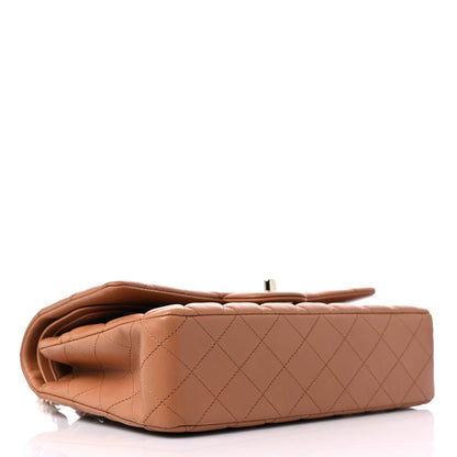 Chanel Lambskin Quilted Medium Double Flap Brown 4 of 9
