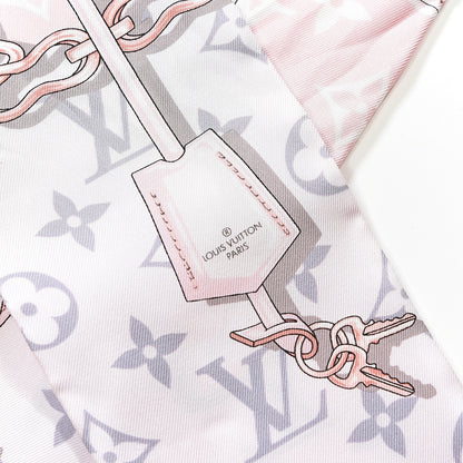 Louis Vuitton Silk Monogram Confidential Bandeau Light Pink 3 of 4