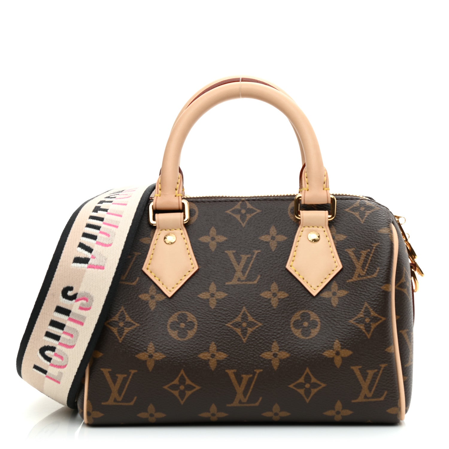 Louis Vuitton Monogram Speedy Bandouliere 20 Black 1 of 8