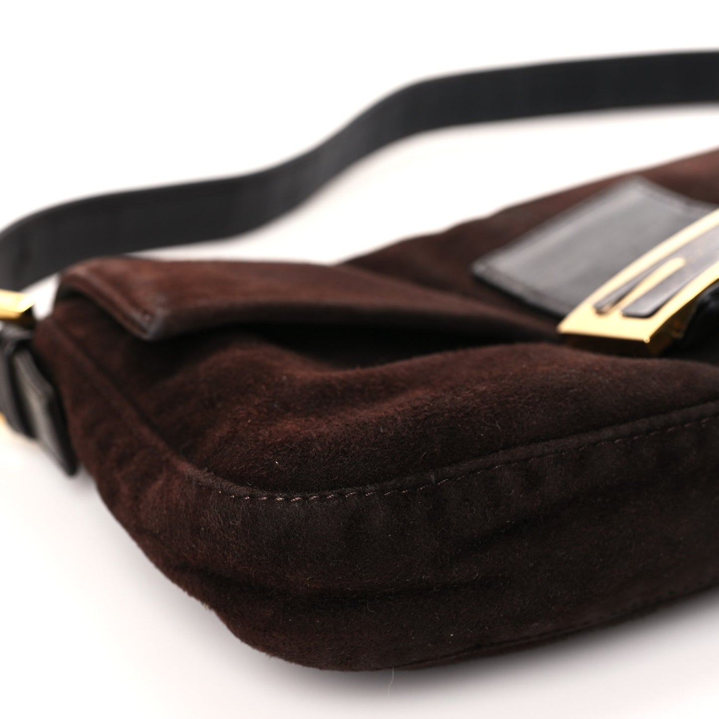 Suede Baguette Brown