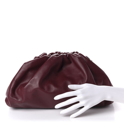 Bottega Veneta Smooth Butter Calf The Pouch Oversized Clutch Bordeaux 2 of 9