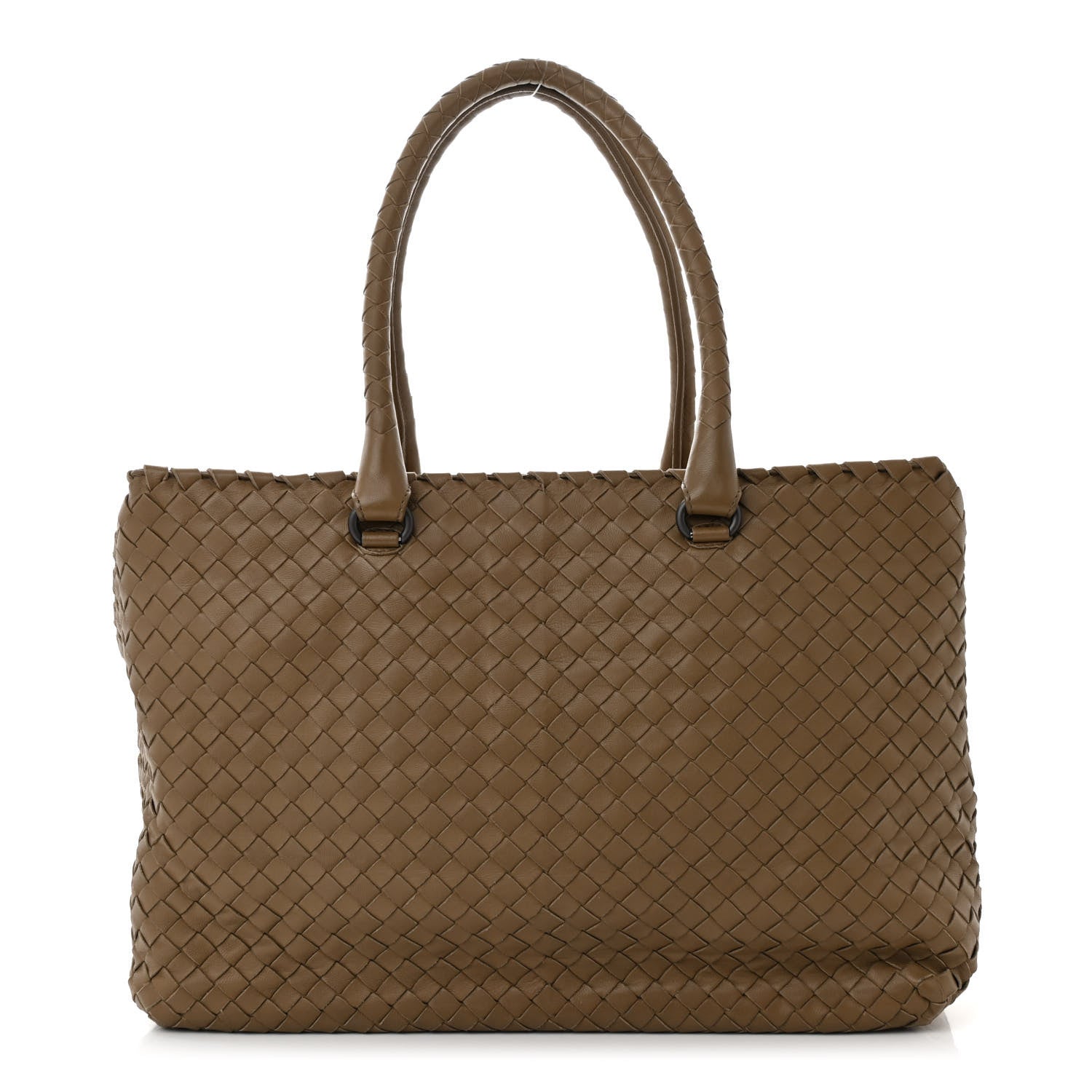Bottega Veneta Nappa Intrecciato Brick Tote Camel 1 of 10