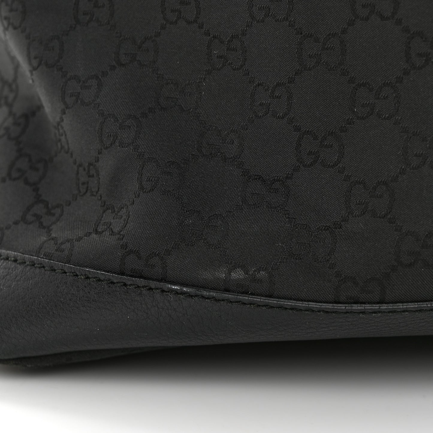 Nylon Monogram Travel Hobo Black